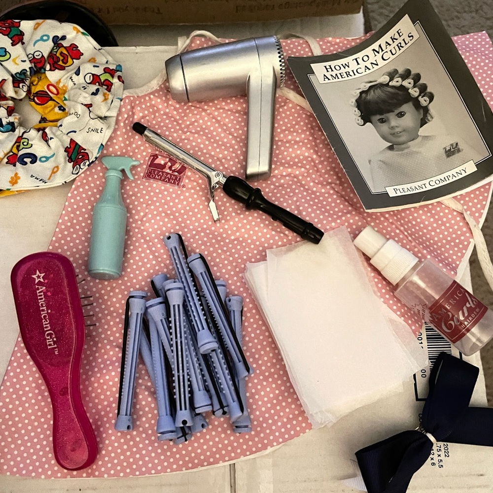 AMERICAN Girl Doll aka The Pleasant Doll Company vintage Hair curling set